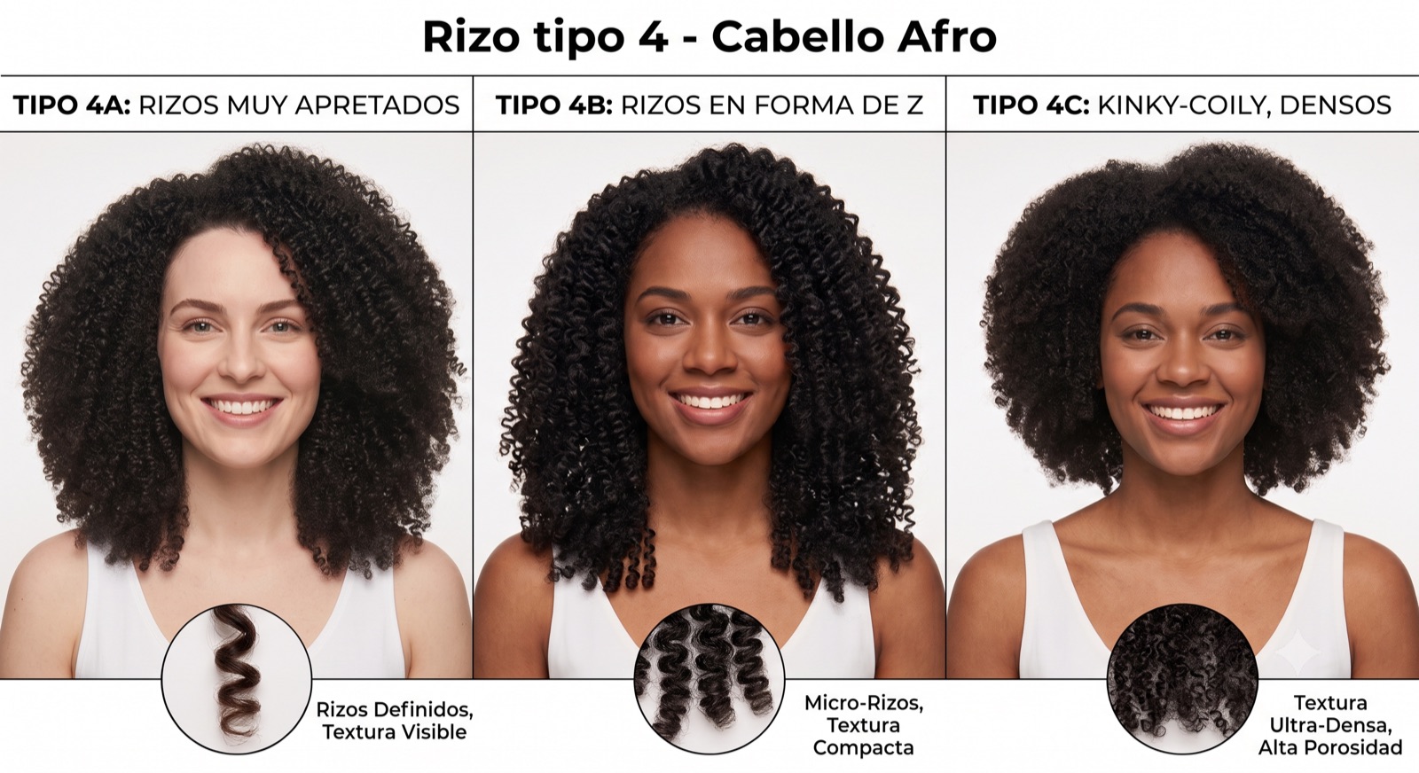 Cabello Afro — Tipo 4